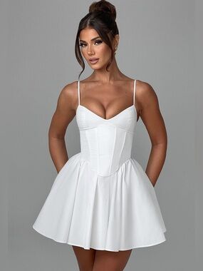 Babyboo ANALEIGH MINI DRESS - IVORY
